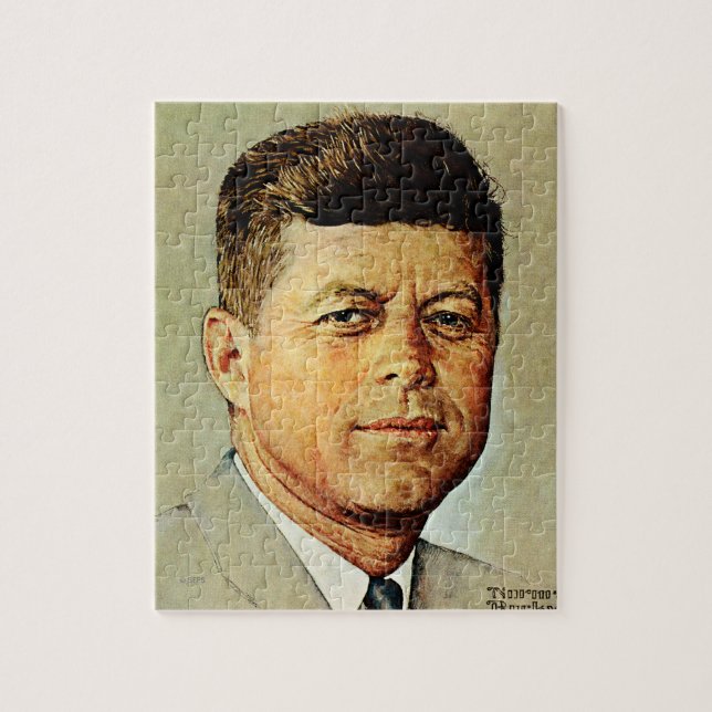John F. Kennedy IN MEMORIAM Pussel (Vertikal)