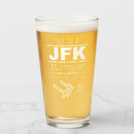 John F. Kennedy International Airport JFK Glaskopp