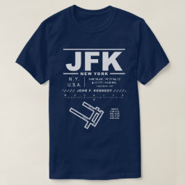 John F. Kennedy Internationell Airport JFK T-Shirt