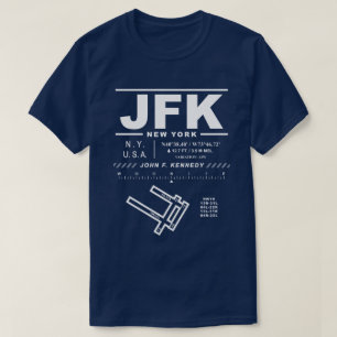 John F. Kennedy Internationell Airport JFK T-Shirt