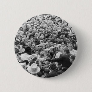 John F. Kennedy JFK Fort Worth samlar '63 Knapp