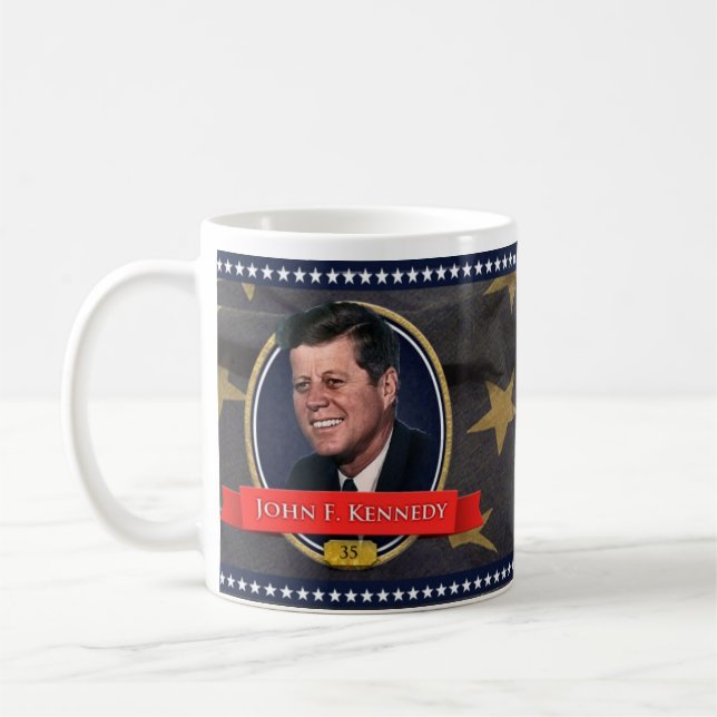 John F. Kennedy Kaffemugg (Vänster)