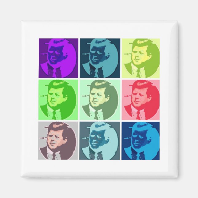 John F Kennedy Magnet (Framsidan)