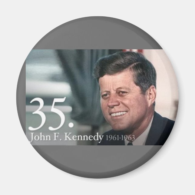 John F Kennedy Magnet (Framsidan)