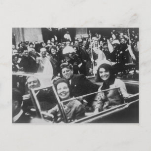 John F. Kennedy Motorcade Dallas Texas Nov 22 1963 Vykort