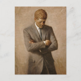 John F. Kennedy Officiell White House Porträtt Vykort
