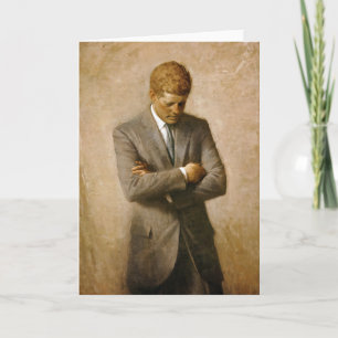 John F. Kennedy officiellt porträtt av Aaron Kort