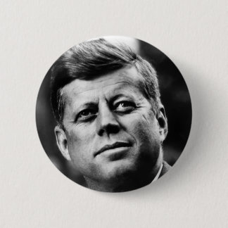 John F Kennedy Porträtt Knapp
