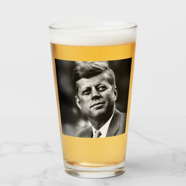 John F. Kennedy president Glaskopp (Framsida fylld)