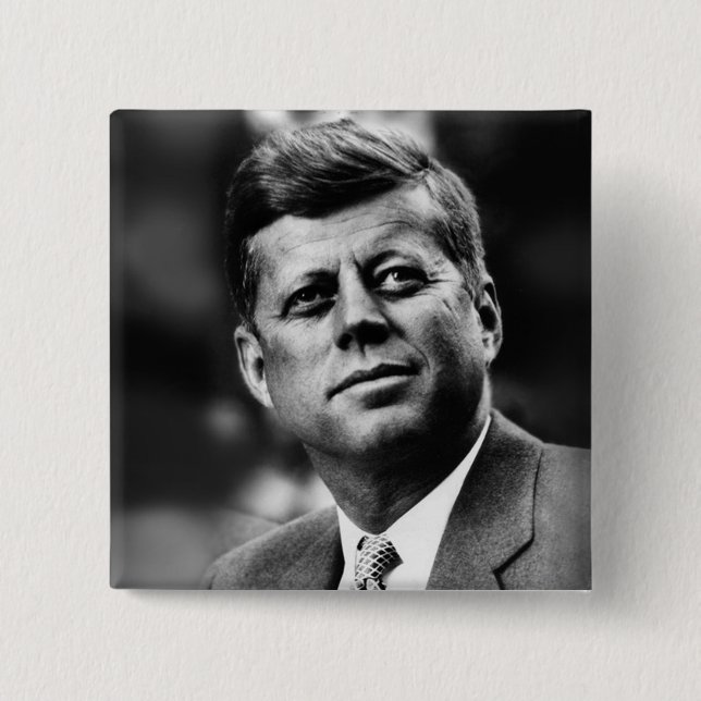 John F Kennedy President Knapp (Framsida)