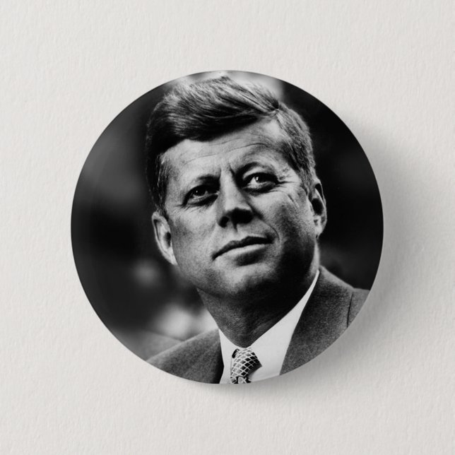 John F Kennedy President Knapp (Framsida)
