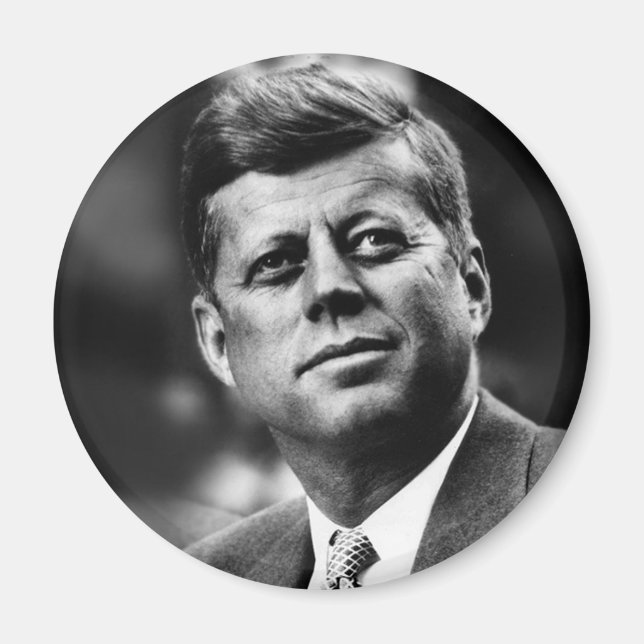 John F Kennedy President Magnet (Framsidan)