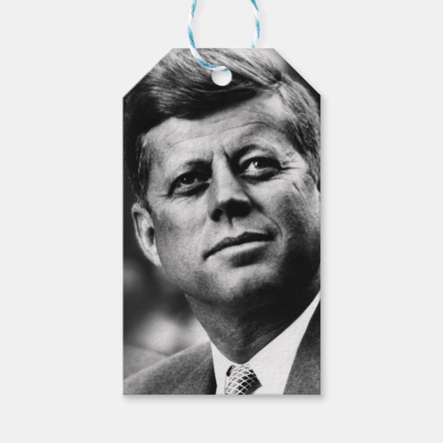 John F Kennedy President Presentetikett (Framsidan)