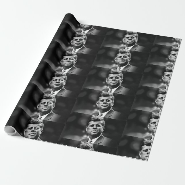John F Kennedy President Presentpapper (Utrullad)