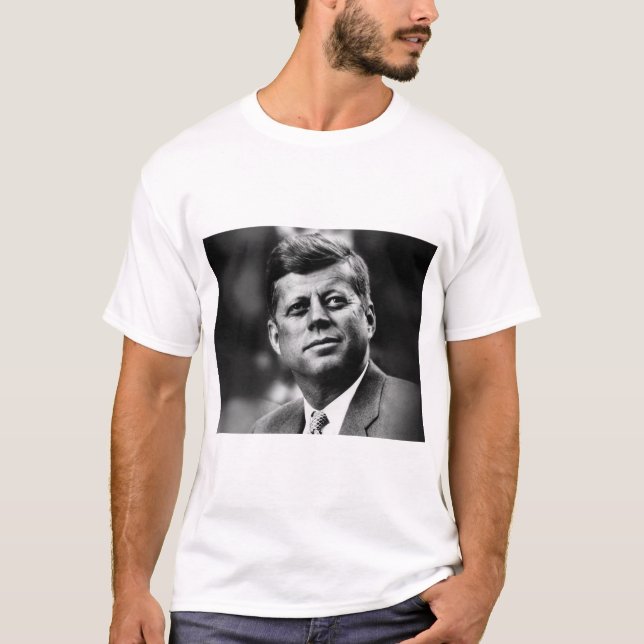 John F Kennedy President T Shirt (Framsida)