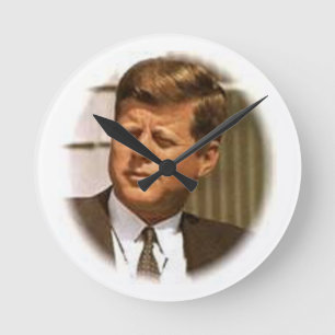 John F Kennedy Rund Klocka