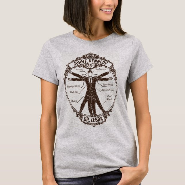 John F. Kennedy -- Sjuk presidentT-tröja Tröja (Framsida)
