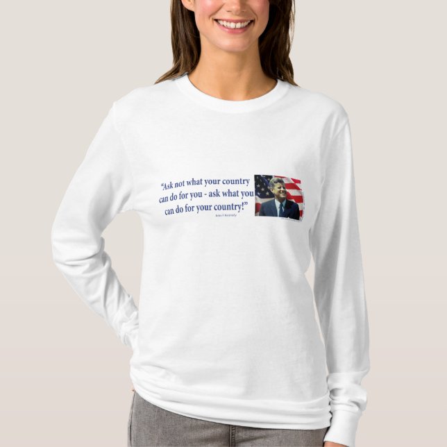 John F. Kennedy T Shirt (Framsida)