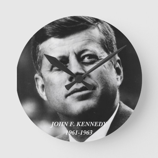 John F. Kennedy tar tid på Rund Klocka (Framsida)