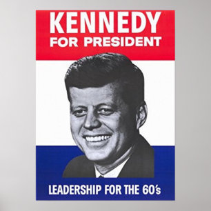 John F Kennedy till talman Poster