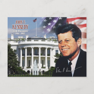 John F. Kennedy - USA:s 35e president Vykort
