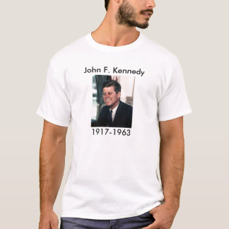 John F. Kennedy Vita husfotoporträtt T-shirt