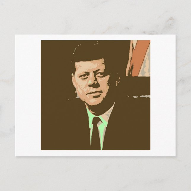 John F Kennedy Vykort (Framsida)