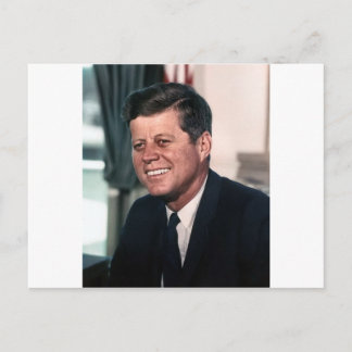 John F. Kennedy White House Färg Porträtt Vykort