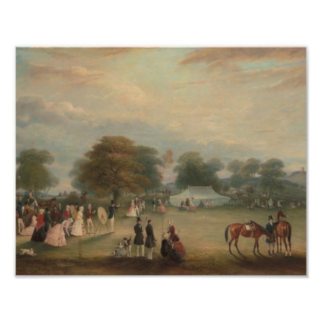 John Ferneley - Archery Meeting in Bradgate Park Fototryck (Framsidan)