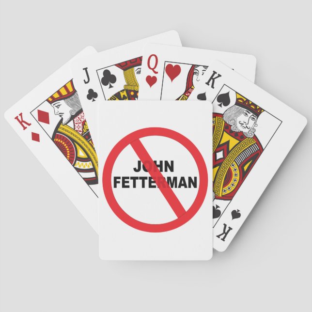 John Fetterman Danger Casinokort (Baksidan)