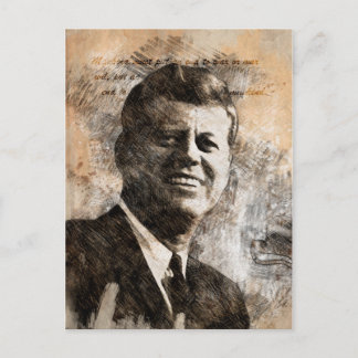John Fitzgerald Kennedy Vykort