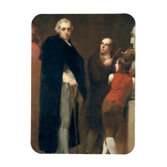 John Flaxman (1755-1826) modellerar sin skorpa av  Magnet (Vertikal)