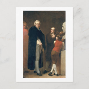 John Flaxman (1755-1826) modellerar sin skorpa av  Vykort