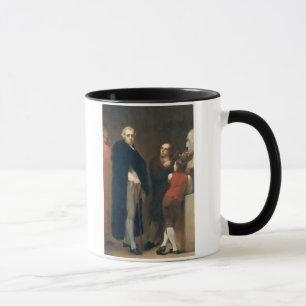 John Flaxman (1755-1826) som modellerar hans byst Mugg