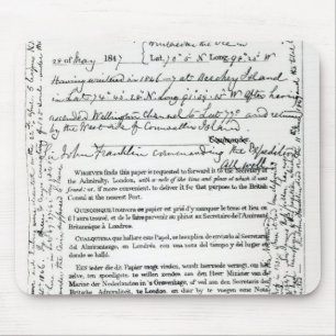 John Franklins meddelande Musmatta