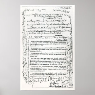 John Franklins meddelande Poster