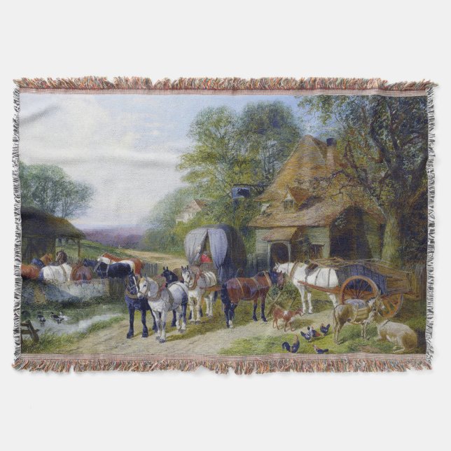 John Frederick Herring Halt utanför Bulls chef Filt (Framsidan)