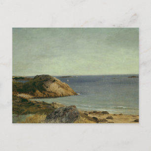 John Frederick Kensett - Rocky Kusten Vykort