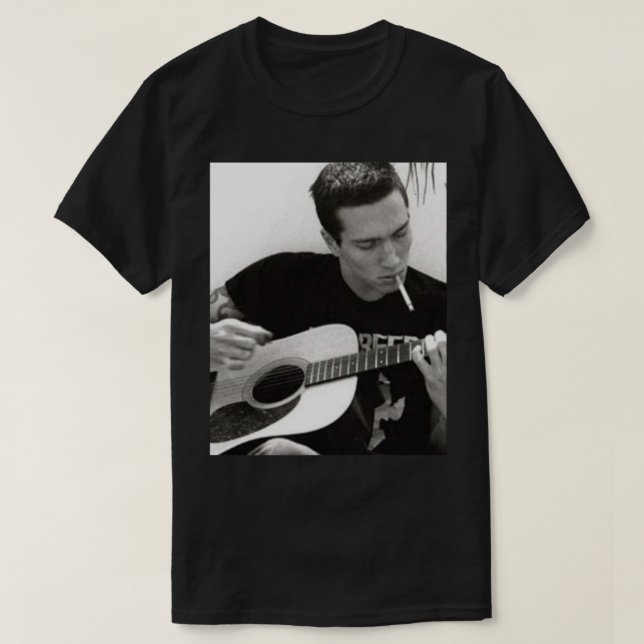 John Frusciante - Acoustic Cigarette - RHCP - T Shirt (Design framsida)