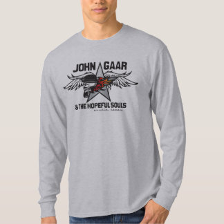 John Gaar flammande skallemanar långärmad T-shirt