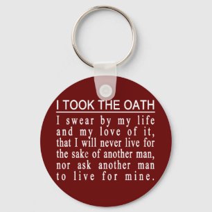 John Galt edkeychain Nyckelring