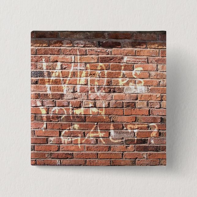 John Galt kvadrerar klämmer fast Knapp (Framsida)