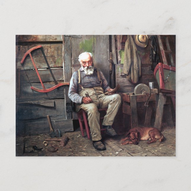 John George Brown Boat Builder Vykort (Framsida)
