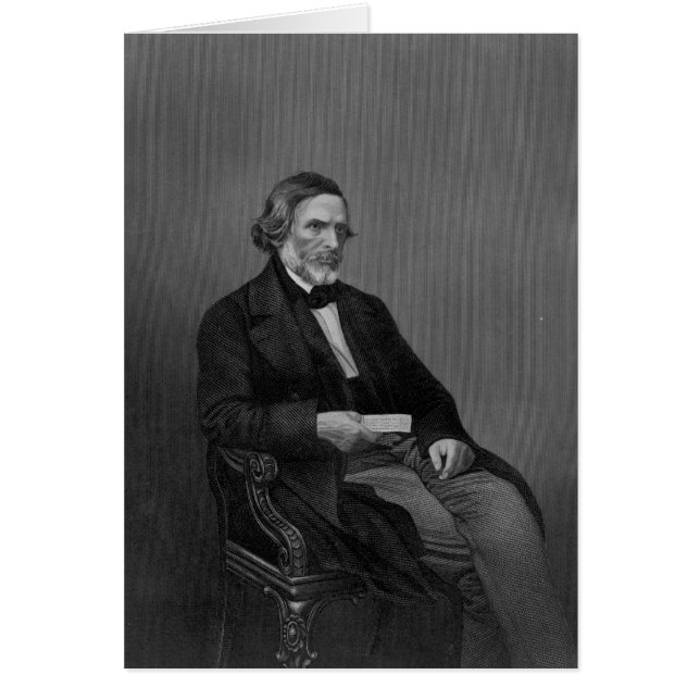 John Gibson Esq, från 'teckningrummet Hälsningskort (Framsidan)