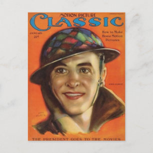 John Gilbert 1926 vintage porträtt Vykort