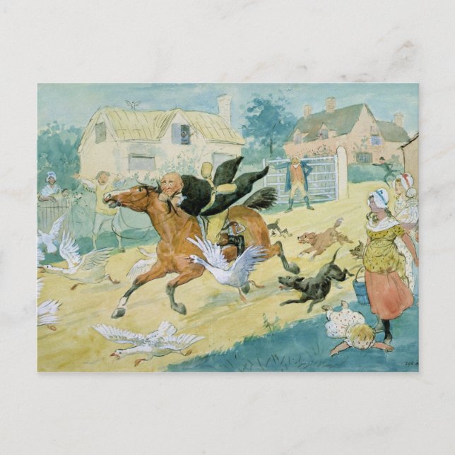 John Gilpin ridade på Edmonton Vykort (Framsida)