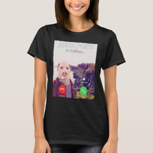 John Gris anropar svarssamtal Mobilt T Shirt
