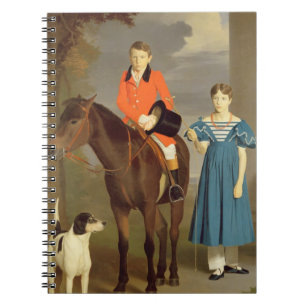 John Gubbins Newton och hans syster Mary, 1832-33 Anteckningsbok