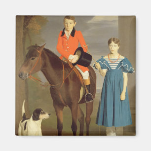 John Gubbins Newton och hans syster Mary, 1832-33 Magnet