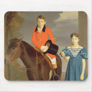 John Gubbins Newton och hans syster Mary, 1832-33 Musmatta